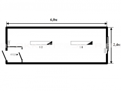 Блок-контейнер 6м жилой для строительных объектов в Ессентуках