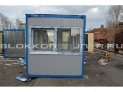Блок-контейнер 4м, проходная, г.Ставрополь в Ессентуках